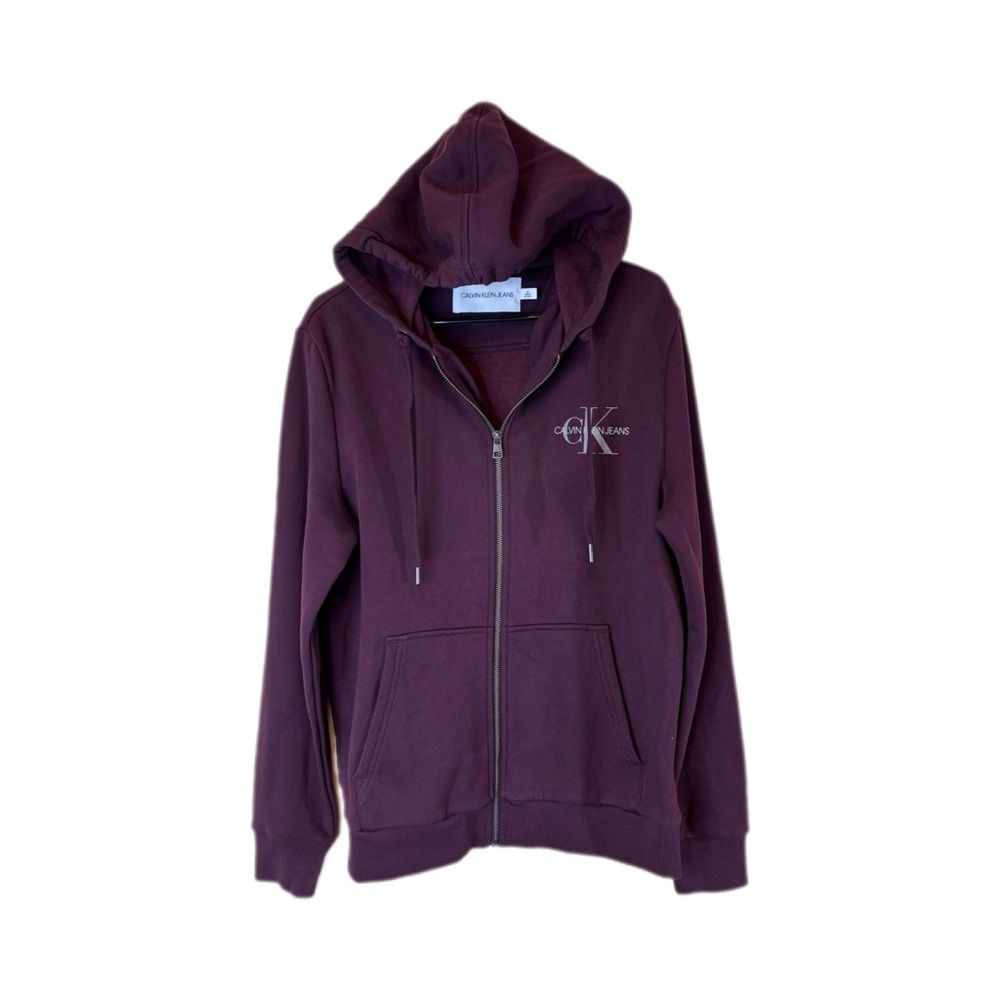 CALVIN KLEIN  Fleece Zip Hoodie Sweatshirt